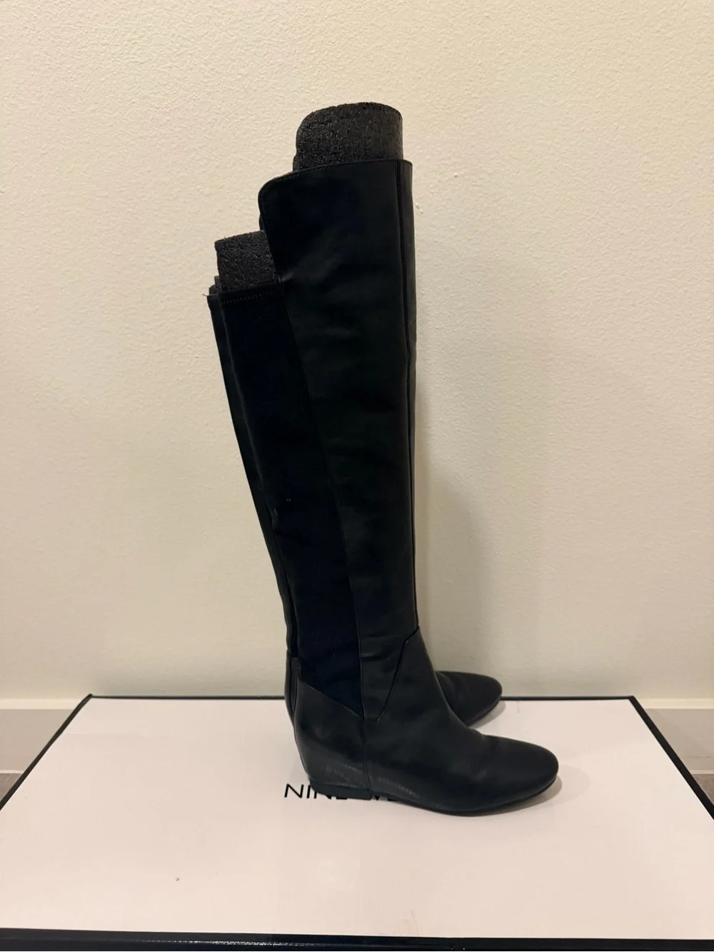 Nine West - Black Over-the-Knee Boots - Women's